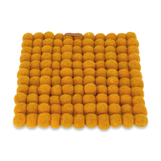 Square Ball Trivet - Orange