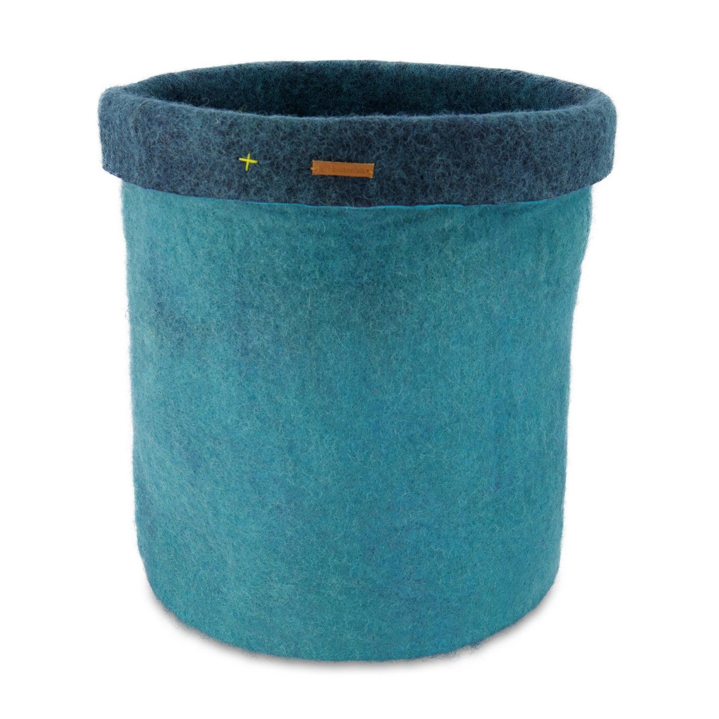 Felt Storage Basket - Turquoise