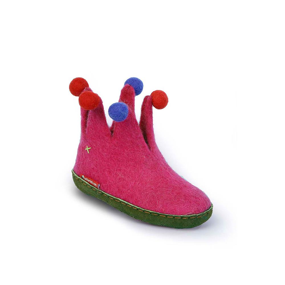The Jester for Kids - Pink with Leather