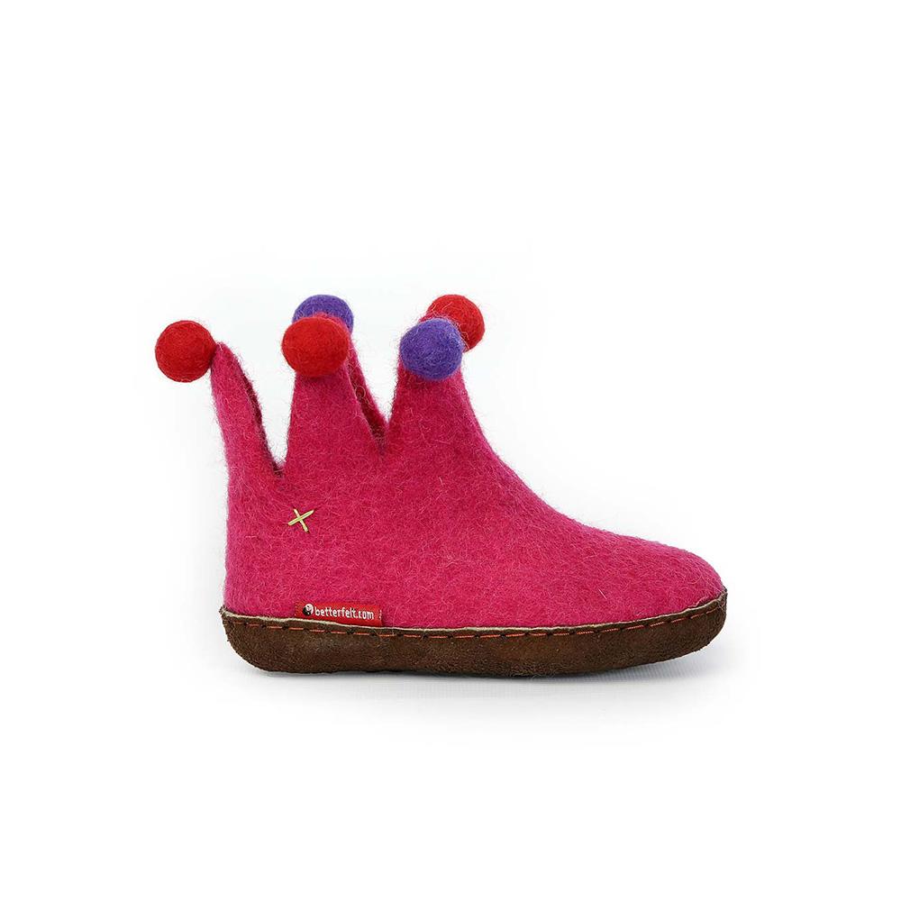 Image of The Jester boot for Kids Pink with Leather