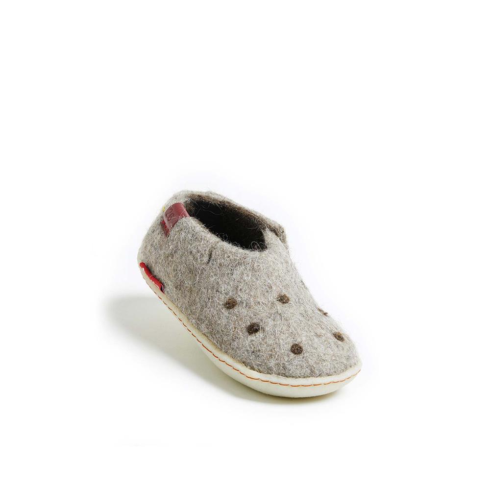 Classic Shoe for Kids - Grey with Rubber