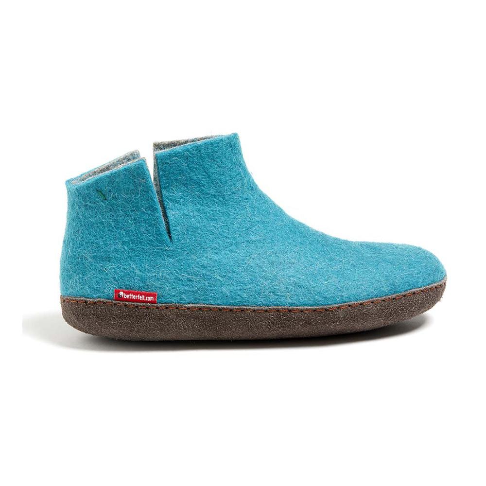 Classic Boot - Light Blue with Leather