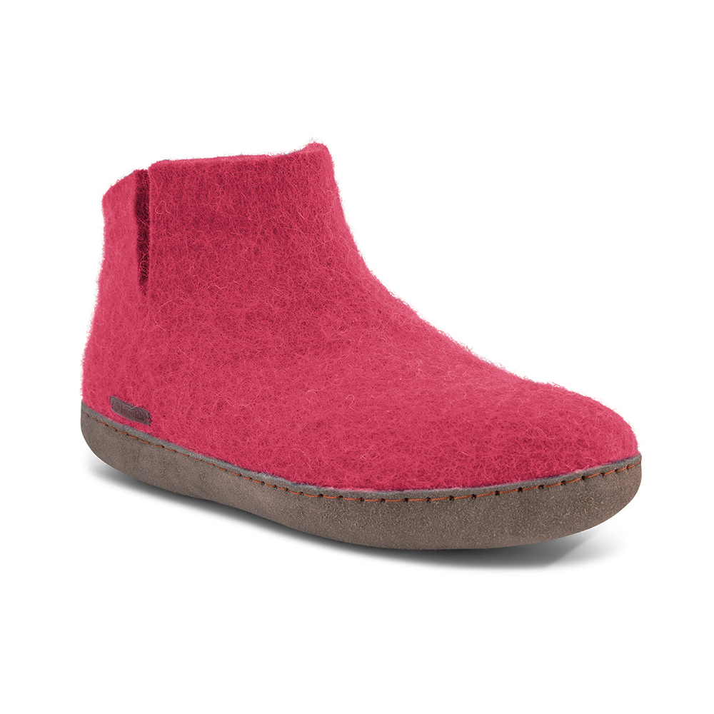 Classic Boot - Pink with Leather