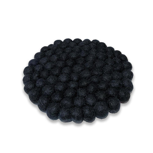 Round Ball Trivet - Black